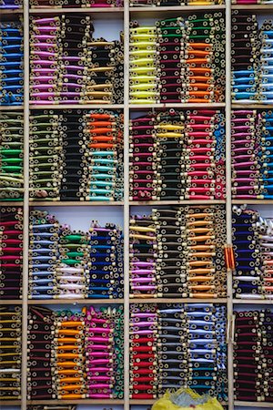Threads in Store Display, Morocco Stock Photo - Rights-Managed, Code: 700-02245131