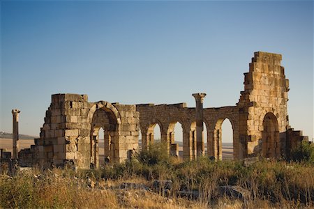 space of morocco - Ruins, Volubilis, Morocco Stock Photo - Rights-Managed, Code: 700-02245164