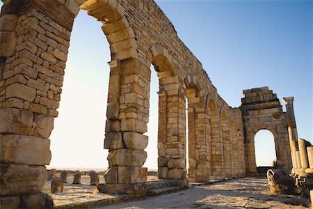 space of morocco - Ruins, Volubilis, Morocco Stock Photo - Rights-Managed, Code: 700-02245165