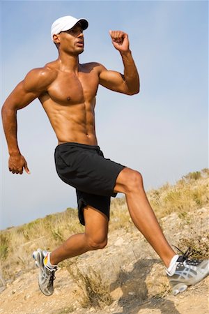 Man Running, Palos Verdes, California, USA Foto de stock - Con derechos protegidos, Código: 700-02245429