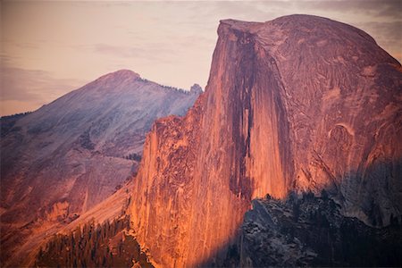 sierra nevada - Demi dôme, gamme de Sierra Nevada, Parc National de Yosemite, Californie, Etats-Unis Photographie de stock - Rights-Managed, Code: 700-02245486