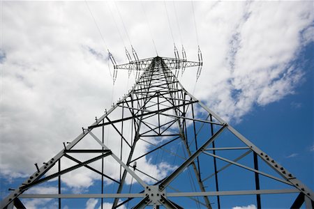 electricity towers images - Hydro Tower, Germany Foto de stock - Con derechos protegidos, Código: 700-02245828