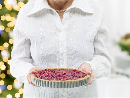 seniors baking - Close-up of Woman Holding Pie Stock Photo - Rights-Managed, Code: 700-02264270