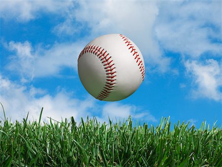 playing a baseball game - Close-up of Baseball Stock Photo - Rights-Managed, Code: 700-02264960