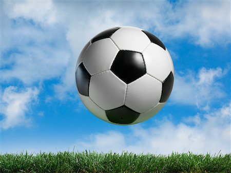 soccer ball closeup - Close-up of Soccer Ball Stock Photo - Rights-Managed, Code: 700-02265031