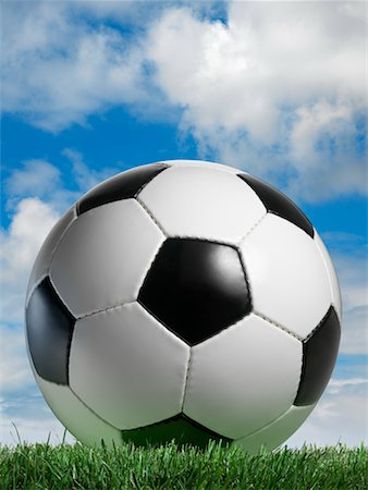 soccer ball closeup - Close-up of Soccer Ball Stock Photo - Rights-Managed, Code: 700-02265032