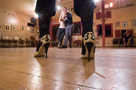 foot on heel shoes - Couple Taking Tango Lesson, Portland, Oregon Stock Photo - Rights-Managed, Code: 700-02265189