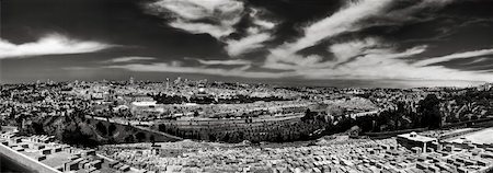 skyline big sky - Overview of City, Jerusalem, Israel Stock Photo - Rights-Managed, Code: 700-02265642