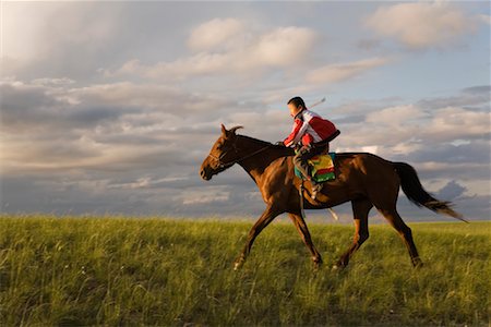 simsearch:700-02314934,k - Boy Practicing Horseback Riding, Inner Mongolia, China Foto de stock - Con derechos protegidos, Código: 700-02265734