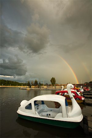 simsearch:700-02289764,k - Rainbow over Swan Boats in a Park in Xiwuzhumuqinqi, Inner Mongolia China Stock Photo - Rights-Managed, Code: 700-02265755