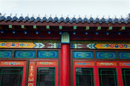 Extérieur du Temple bouddhiste tibétain en Xiwuzhumuqinqi, Mongolie intérieure, Chine Photographie de stock - Rights-Managed, Code: 700-02265752