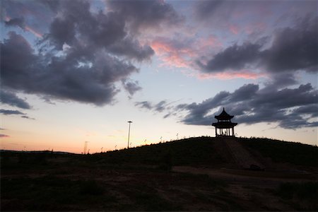 simsearch:700-02265758,k - Pagoda on Hilltop at Dusk, Xiwuzhumuqinqi, Inner Mongolia, China Stock Photo - Rights-Managed, Code: 700-02265763