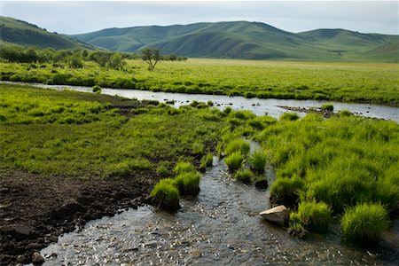 simsearch:700-02288356,k - River in Gurustai Ecological Preserve, Inner Mongolia, China Foto de stock - Con derechos protegidos, Código: 700-02288353