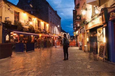 Corner of High and Mainguard Streets, Galway, County Galway, Ireland Foto de stock - Con derechos protegidos, Código: 700-02289032