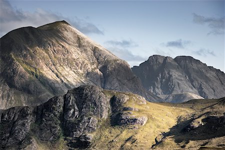 Glen Sligachan, Cuillin Hills, Isle of Skye, Inner Hebrides, Scotland Stock Photo - Rights-Managed, Code: 700-02289386