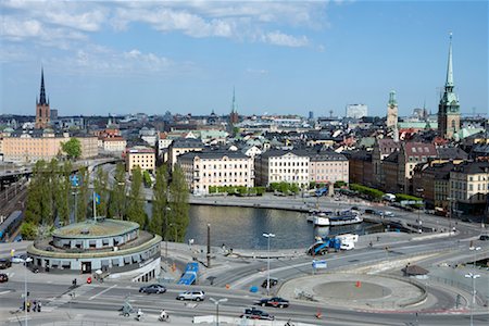 simsearch:700-02289477,k - Slussen and Stadsholmen, Gamla Stan, Stockholm, Sweden Foto de stock - Con derechos protegidos, Código: 700-02289476