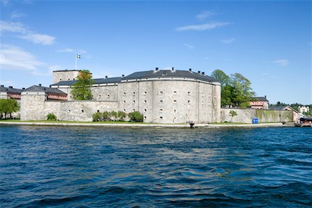 Vaxholm Schloss, Vaxholm, Stockholmer Schären, Stockholm, Schweden Stockbilder - Lizenzpflichtiges, Bildnummer: 700-02289504