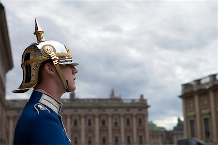 Portrait of Guard at Stockholm Palace, Stadsholmen, Gamla Stan, Stockholm, Sweden Stock Photo - Rights-Managed, Code: 700-02289537