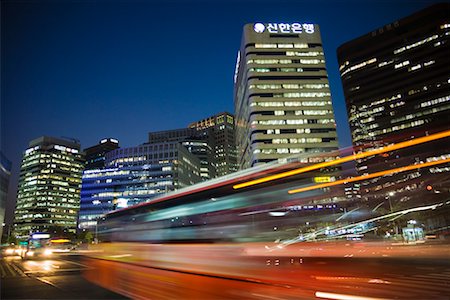 fast cars - Traffic and Buildings by South Gate, Seoul, South Korea Stock Photo - Rights-Managed, Code: 700-02289656