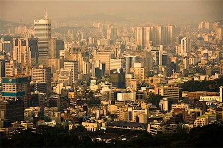 seoul - Überblick über die Stadt, Seoul, Südkorea Stockbilder - Lizenzpflichtiges, Bildnummer: 700-02289653