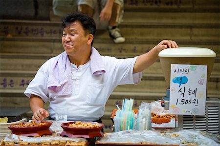 Street Vendor, Insadong, Seoul, South Korea Stock Photo - Rights-Managed, Code: 700-02289670