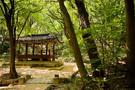 simsearch:700-02289585,k - Pavillon im Garten des Changdeokgung, Seoul, Südkorea Stockbilder - Lizenzpflichtiges, Bildnummer: 700-02289680