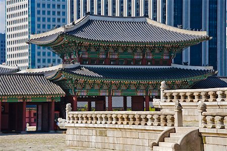 palacio imperial - Gyeongbok Palace, Seoul, South Korea Foto de stock - Con derechos protegidos, Código: 700-02289696