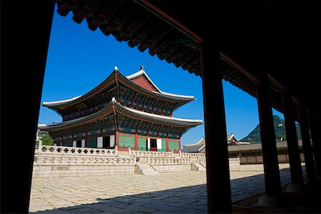 Palais de Gyeongbok, Séoul, Corée du Sud Photographie de stock - Rights-Managed, Code: 700-02289693