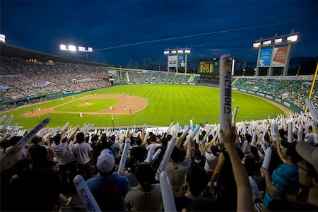 People Cheering at Baseball Game, Jamsil Baseball Stadium, Seoul, South Korea Stock Photo - Rights-Managed, Code: 700-02289713