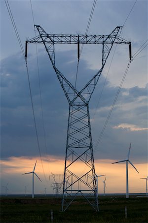 Hydro Towers on Wind Farm in Abaga Banner, Ximeng Huitengha, Xilinhot, Inner Mongolia, China Stock Photo - Rights-Managed, Code: 700-02289805