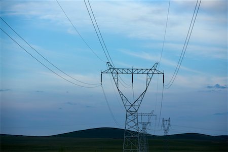 Hydro Towers on Wind Farm in Abaga Banner, Ximeng Huitengha, Xilinhot, Inner Mongolia, China Stock Photo - Rights-Managed, Code: 700-02289806