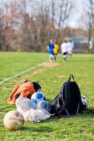 Nos gens au Soccer pratique, Bethesda, Montgomery County, Maryland, Etats-Unis Photographie de stock - Rights-Managed, Code: 700-02315001