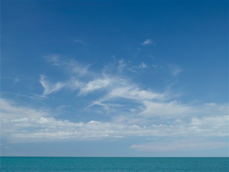 Sky, Horizon and Ocean Foto de stock - Con derechos protegidos, Código: 700-02315031