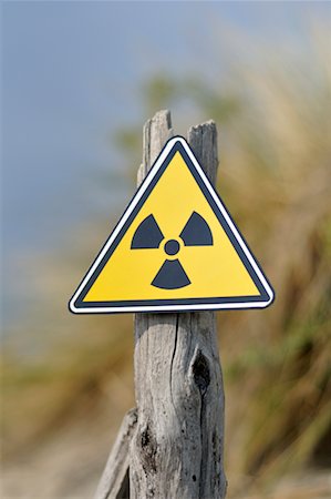 Close-up of Radioactive Sign Stock Photo - Rights-Managed, Code: 700-02346180