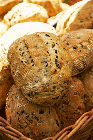 Organic Bread Loaves at Farmer's Market Stock Photo - Rights-Managed, Code: 700-02347737