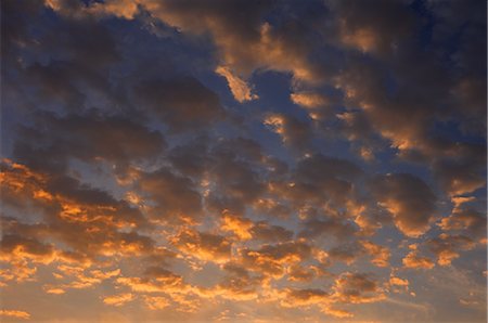 sky only - Clouds at Sunset, Steptoe Butte State Park, Palouse, Whitman County, Washington State, USA Stock Photo - Rights-Managed, Code: 700-02347922