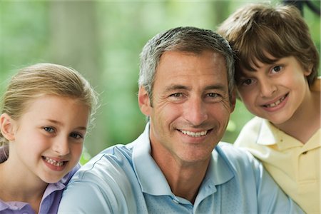 Portrait of Father With Children Stock Photo - Rights-Managed, Code: 700-02348985