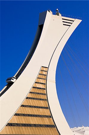 Stade olympique, Montréal, Québec, Canada Photographie de stock - Rights-Managed, Code: 700-02349008