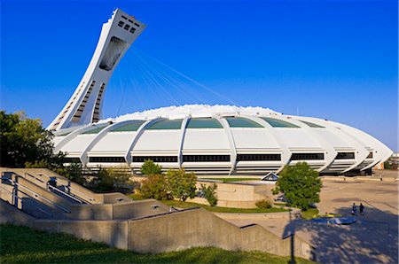 Olympic Stadium, Montreal, Quebec Canada Foto de stock - Con derechos protegidos, Código: 700-02349012