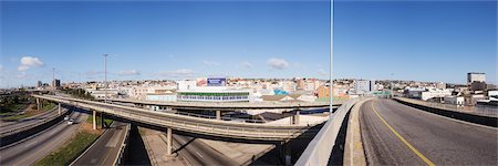 freeway and city and sky - Highways Leading to Port Elizabeth, Eastern Cape, South Africa Stock Photo - Rights-Managed, Code: 700-02377230