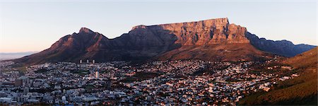 province du cap - Montagne de la table, Cape Town, Western Cape, Afrique du Sud Photographie de stock - Rights-Managed, Code: 700-02377232