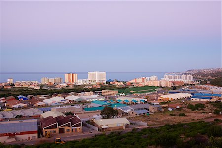 provincia del capo - Overview of Mossel Bay, Western Cape, South Africa Fotografie stock - Rights-Managed, Codice: 700-02377265