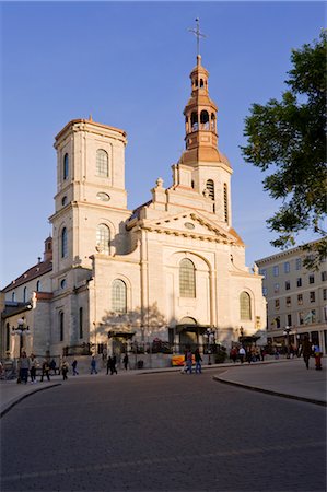 Notre Dame de Quebec, Quebec City, Quebec, Canada Fotografie stock - Rights-Managed, Codice: 700-02377887