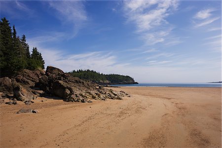 New River Beach, baie de Fundy, Nouveau-Brunswick, Canada Photographie de stock - Rights-Managed, Code: 700-02378020