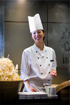 Portrait du Chef, Parkview Restaurant, l'hôtel Shilla Seoul, Séoul, Corée du Sud Photographie de stock - Rights-Managed, Code: 700-02370974