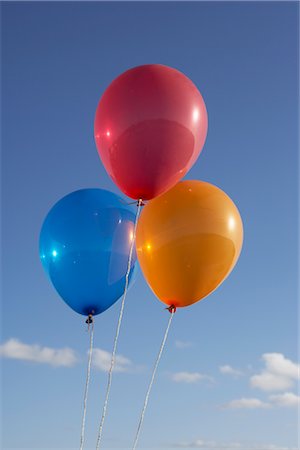 floating - Balloons in the Sky Foto de stock - Con derechos protegidos, Código: 700-02371467