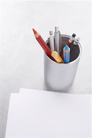 pencil - Still Life of Office Supplies Stock Photo - Rights-Managed, Code: 700-02371492