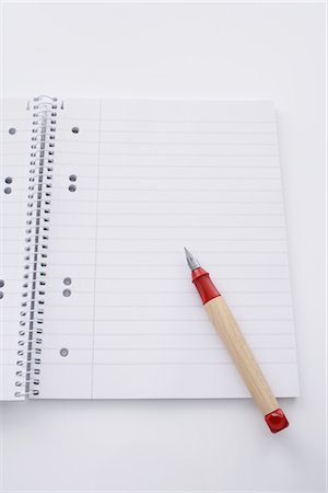 simsearch:700-02371597,k - Close-up of Pen and Notebook Stock Photo - Rights-Managed, Code: 700-02371508