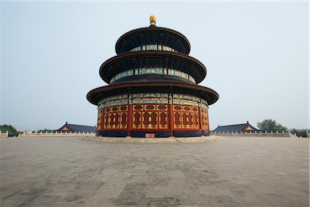 La salle de prière pour une bonne récolte, Temple du ciel, Pékin, Chine Photographie de stock - Rights-Managed, Code: 700-02385919