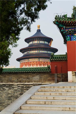La salle de prière pour une bonne récolte, Temple du ciel, Pékin, Chine Photographie de stock - Rights-Managed, Code: 700-02385913